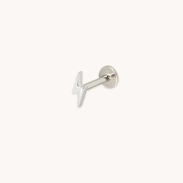 Astrid & Miyu Lightning Bolt piercing titane platine