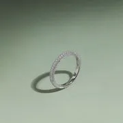 Astrid & Miyu Pavé Essential bague argent pavé