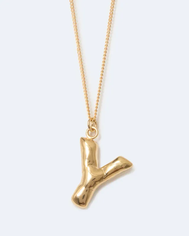 Completedworks Classicworks Y collier plaqué or
