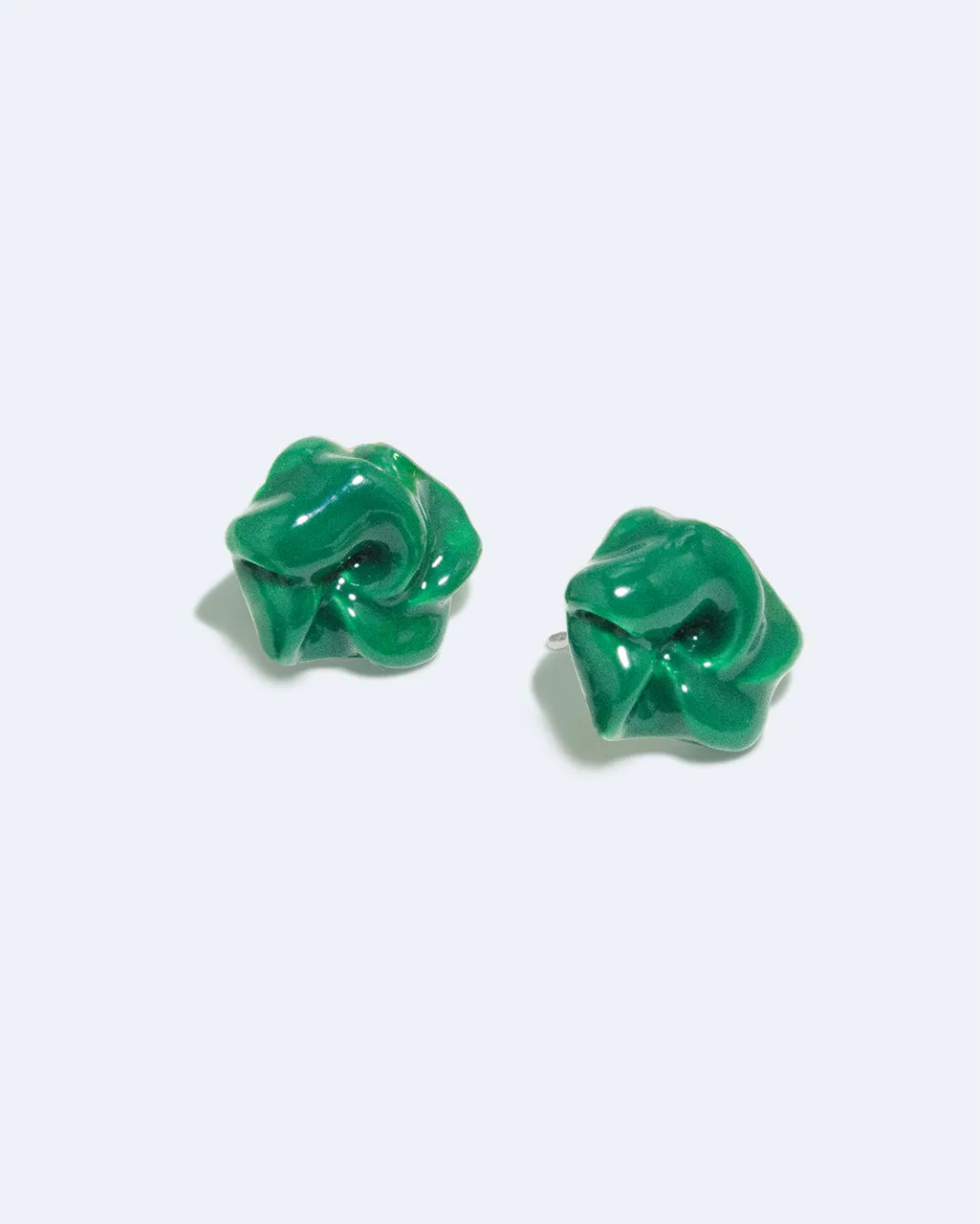 Completedworks Depths of Time boucles vert émail argent