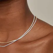 Astrid & Miyu Tennis Chain collier doré rivière