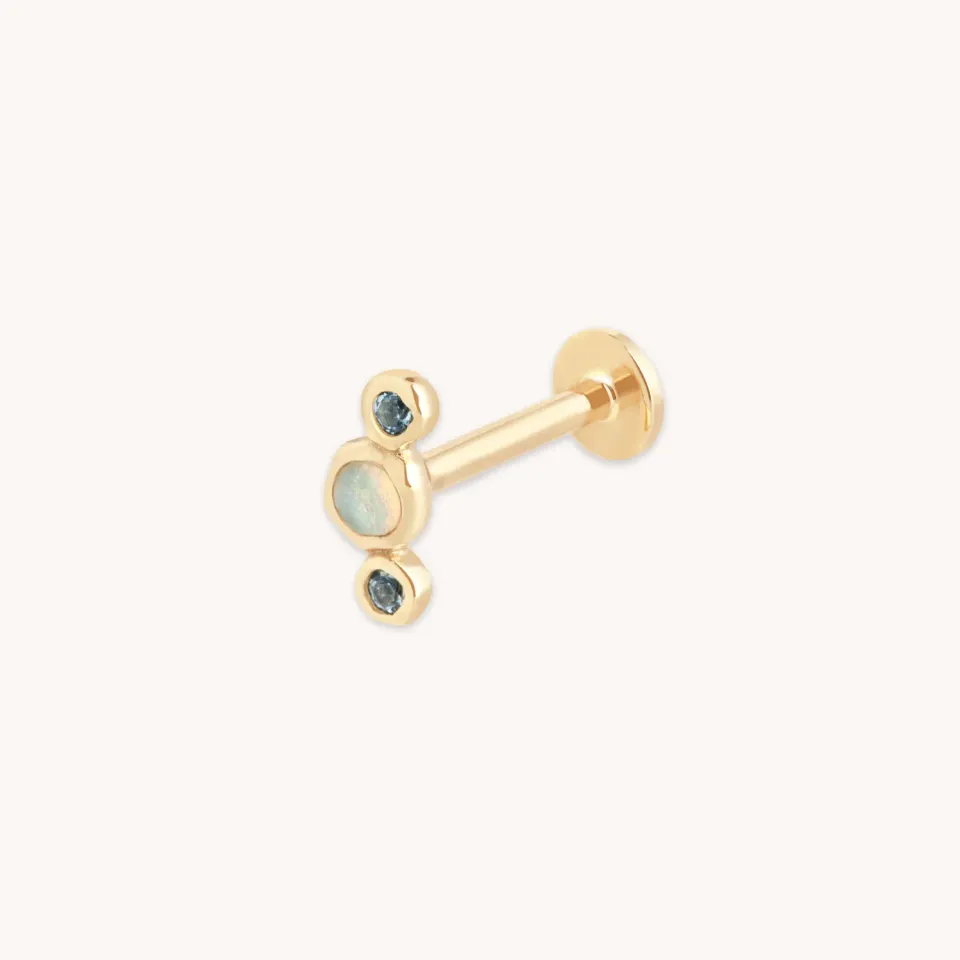 Astrid & Miyu Molten Opal Cluster piercing or massif opale
