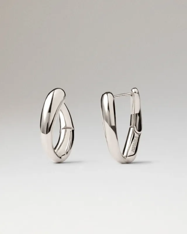 PDPAOLA Rodeo Helix créoles argent 20 mm