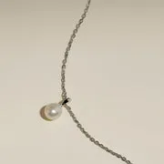 Astrid & Miyu Pearl Pendant collier perle argent
