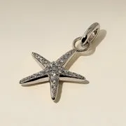 Astrid & Miyu Starfish breloque clip argent mer