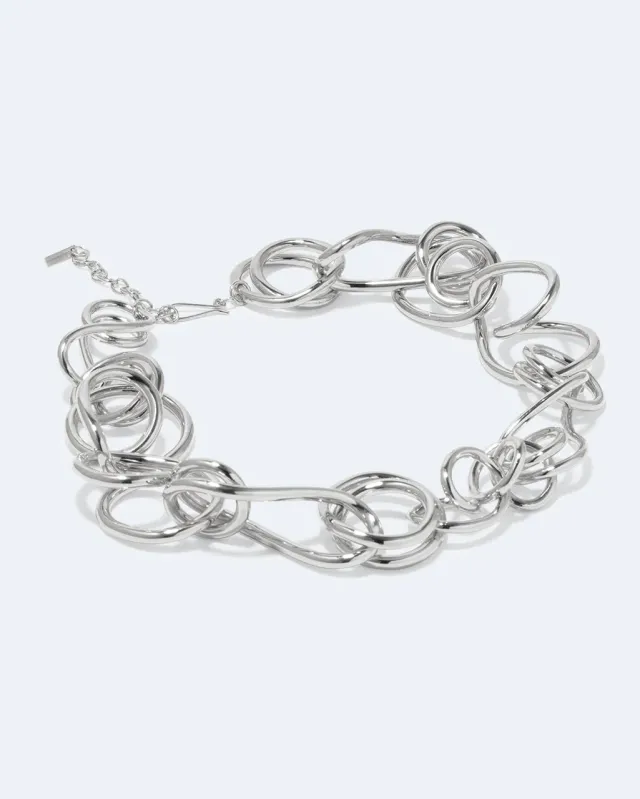 Completedworks Befuddled collier platiné ras de cou