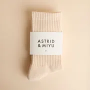 Astrid & Miyu Socks chouchou rose nacré