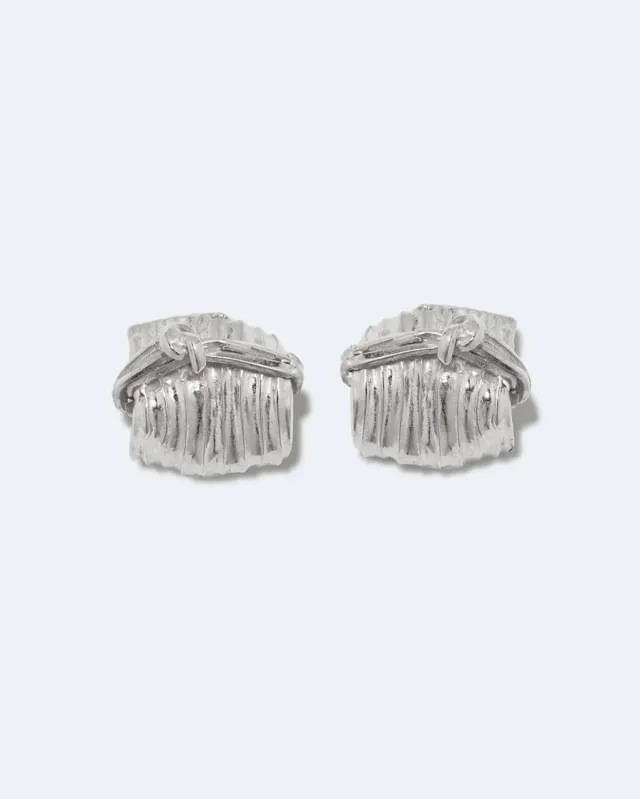 Completedworks Tied Up Bales boucles argent pampille
