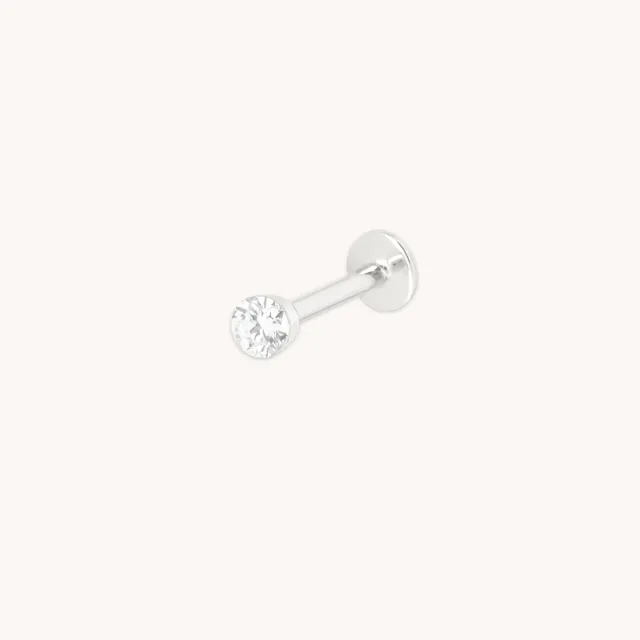 Astrid & Miyu Floating Diamond Grand Clou Or Blanc