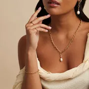 Astrid & Miyu Infinite Slim Chain bracelet doré fin