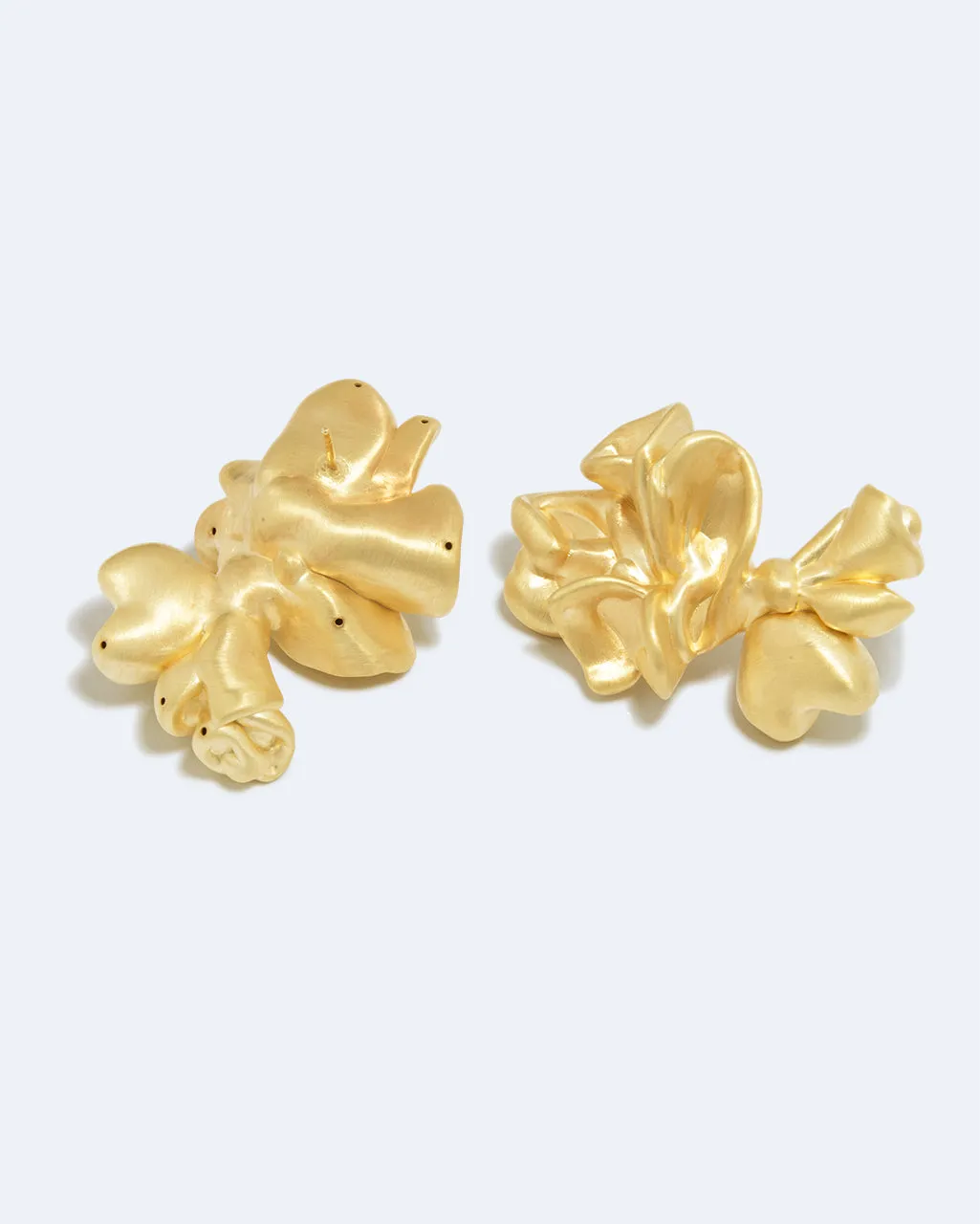 Completedworks Oversized Splotch boucles vermeil doré