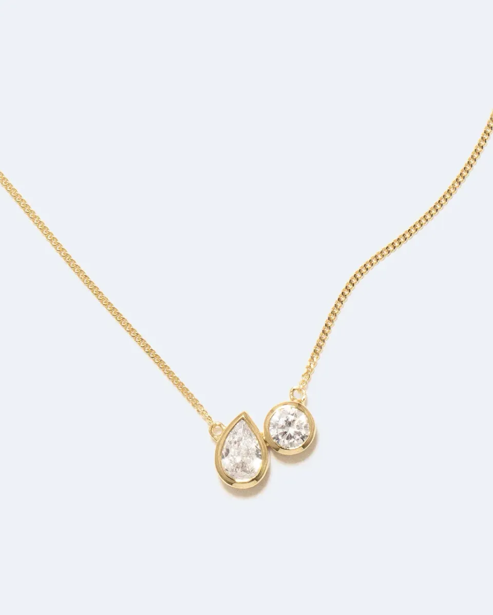 Completedworks Like Peas in a Pod pendentif vermeil zirconia