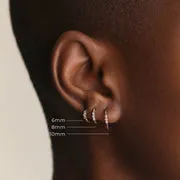 Astrid & Miyu Diamond Triology anneau piercing or massif
