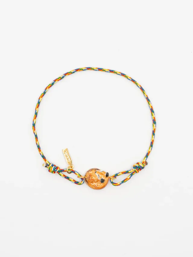 Nach Bijoux Bracelet renard cordon multicolore ajustable