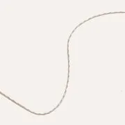 Astrid & Miyu Marylebone Chain collier or blanc massif