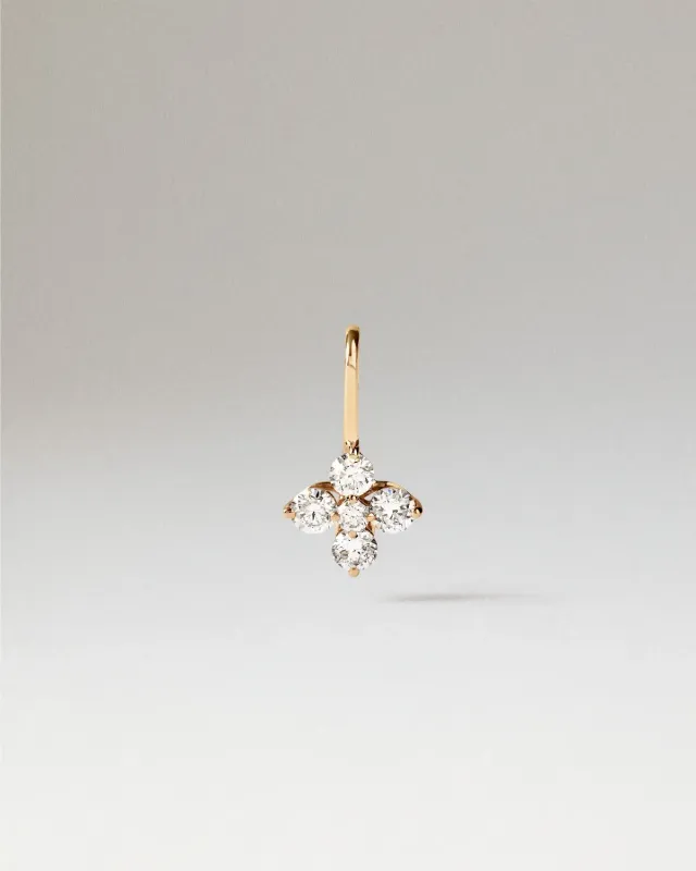 PDPAOLA Maggie Solitaire pendentif or diamant