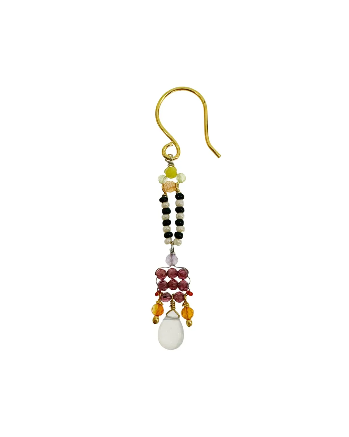 Le Fourbi de Capucine Z27 boucles d'oreilles multicolores