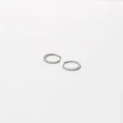 Astrid & Miyu Topaz Hoops créoles topaze or blanc massif