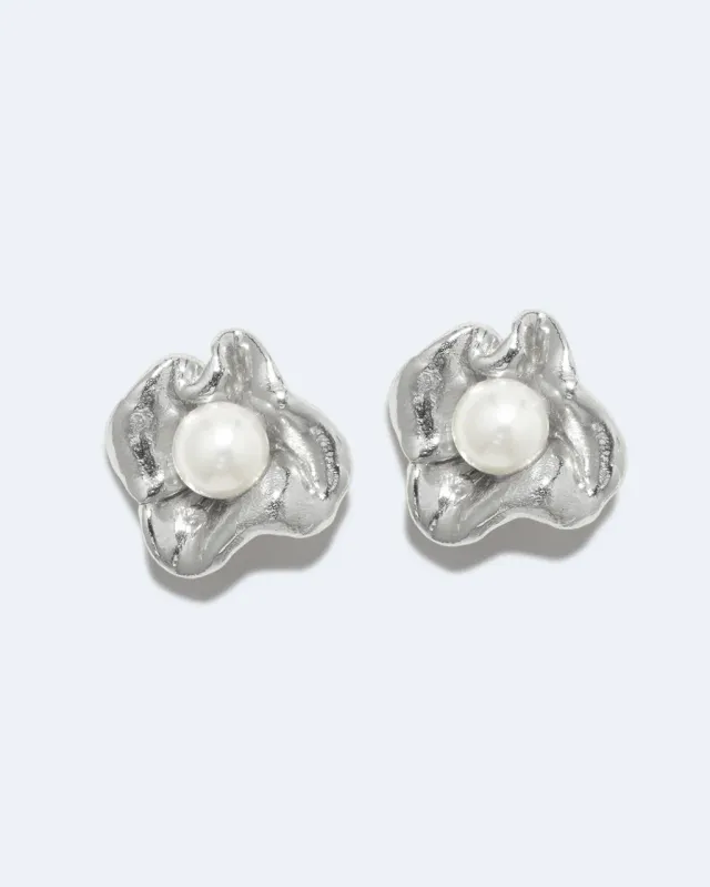 Completedworks Dream Odyssey boucles perles argent