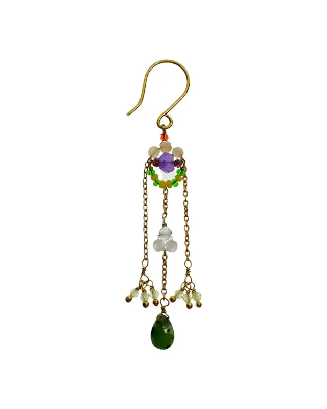 Le Fourbi de Capucine A2 boucles rubis zoïsite 4,6 cm