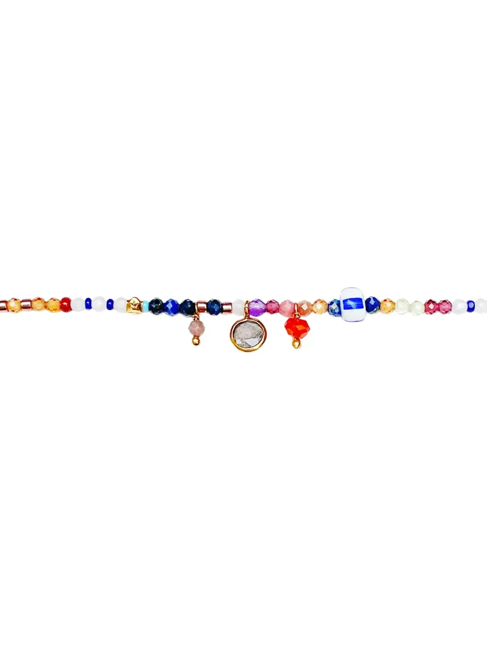Le Fourbi de Capucine FDC201 bracelet laiton doré lapis-lazuli