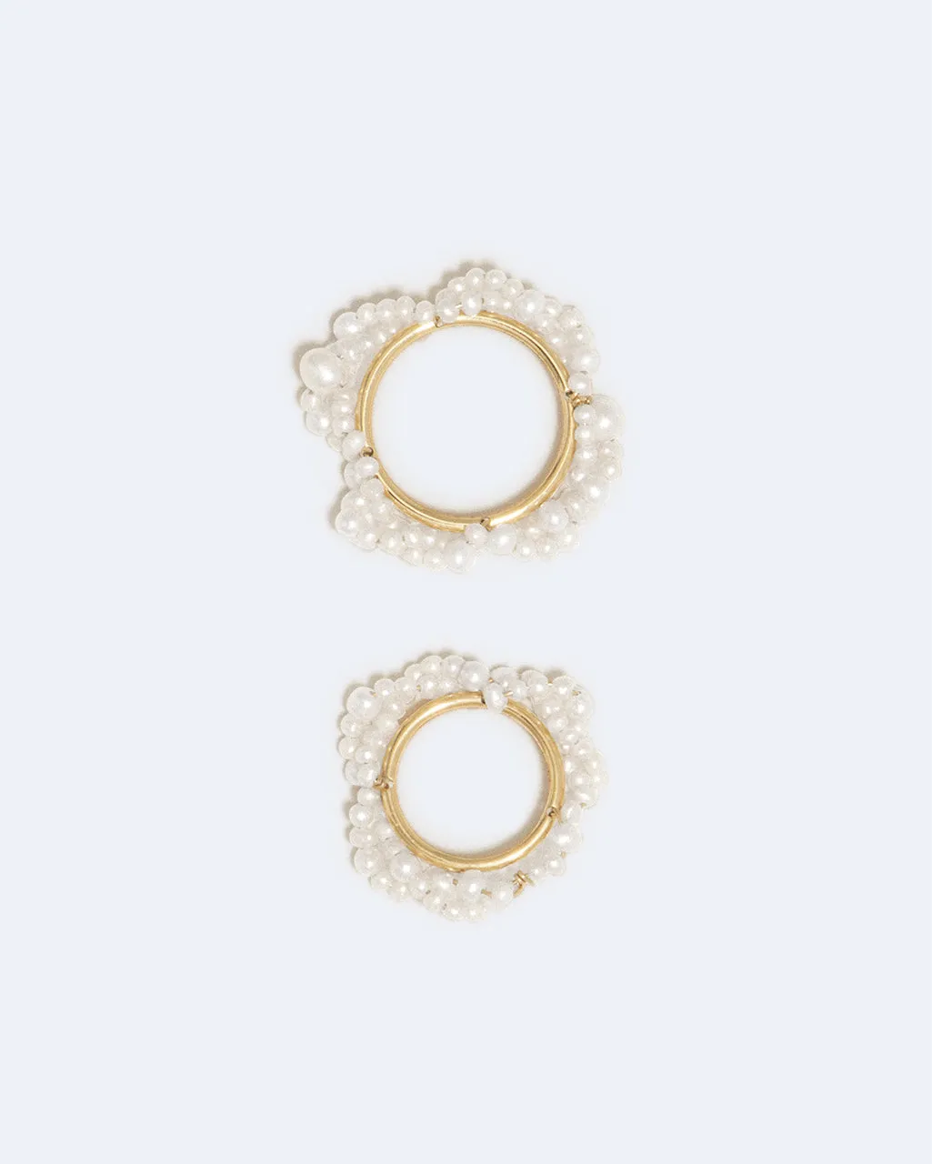 Completedworks Stratus bague perle d'eau douce plaqué or