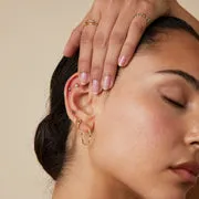 Astrid & Miyu Twist boucles or massif torsadées