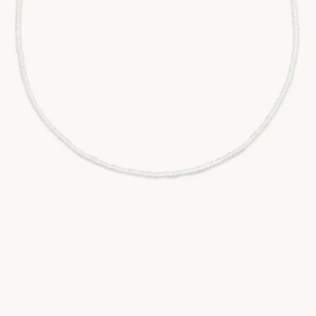 Astrid & Miyu Moonstone June collier perles or jaune
