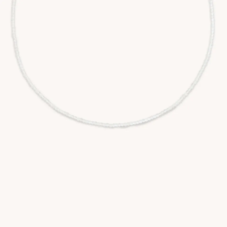 Astrid & Miyu Moonstone June collier perles or jaune
