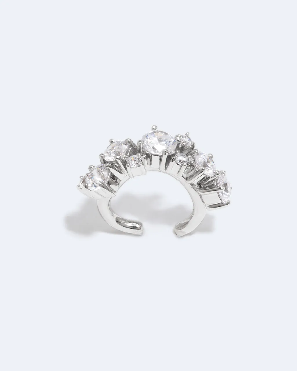 Completedworks Horizons manchette oreille argent zirconia