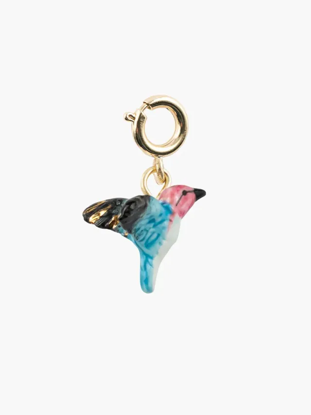 Nach Bijoux colibri charm's breloque oiseau porcelaine