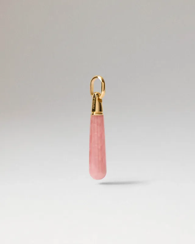 PDPAOLA Rhodochrosite Large Drop pendentif goutte rose
