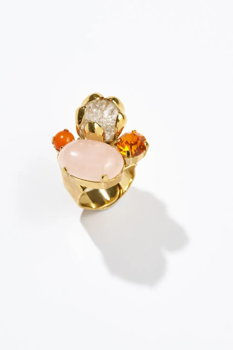 Philippe Ferrandis Neroli bague ajustable émail