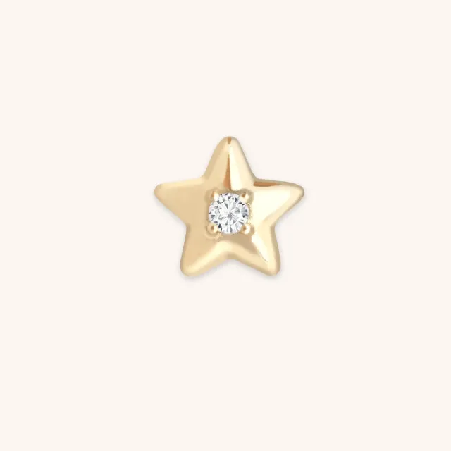 Astrid & Miyu Star Click charm or 9 carats étoile