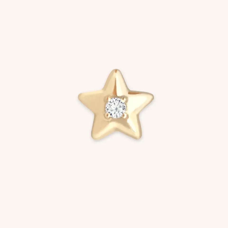 Astrid & Miyu Star Click charm or 9 carats étoile