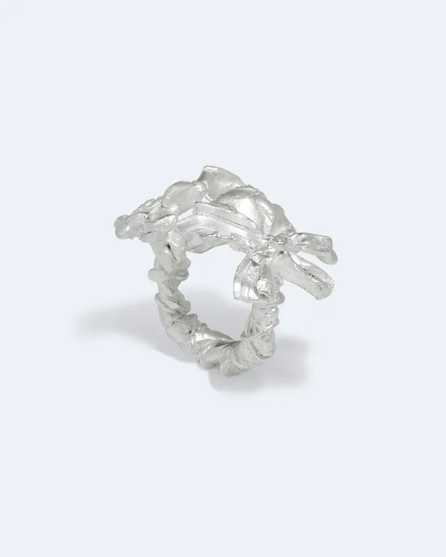 Completedworks In a Perfect World bague argenté spirale