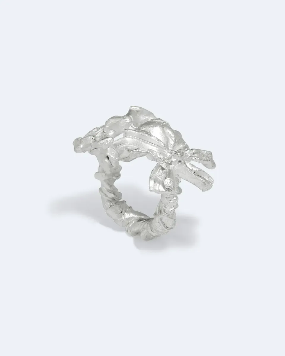 Completedworks In a Perfect World bague argenté spirale