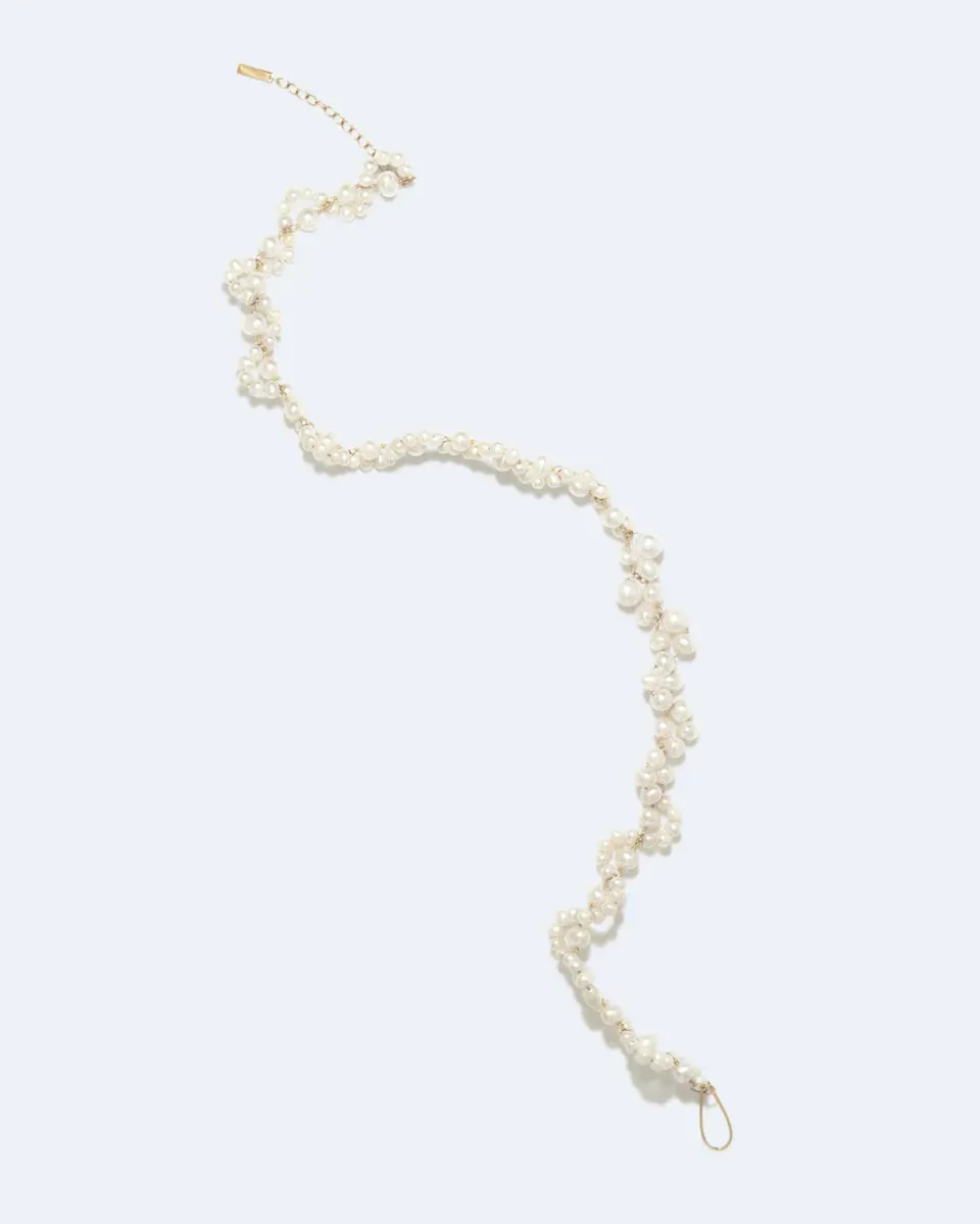 Completedworks Tide collier perle vermeil ras du cou