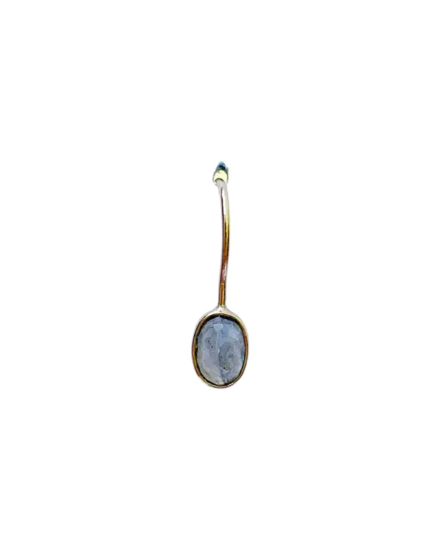 Le Fourbi de Capucine LF52B boucles d'oreille labradorite