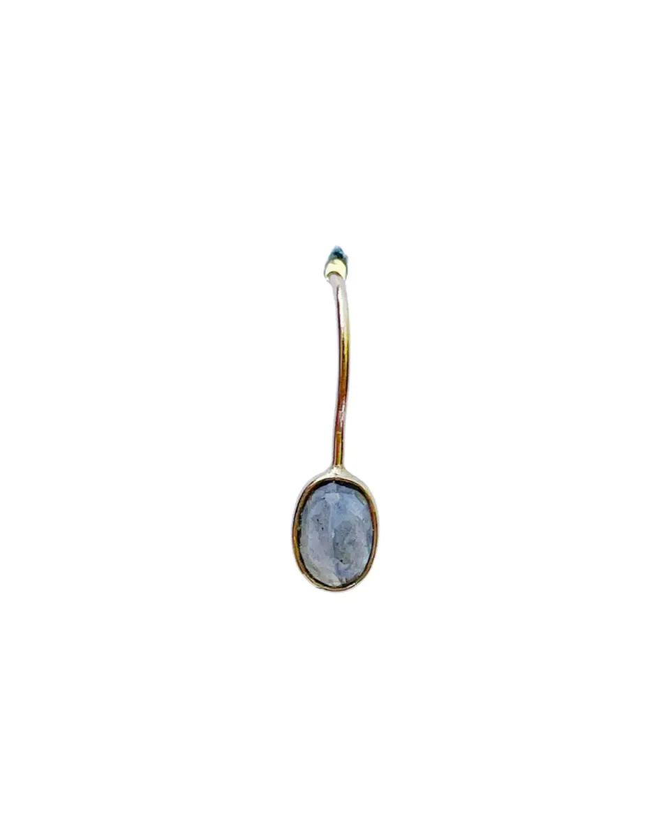 Le Fourbi de Capucine LF52B boucles d'oreille labradorite