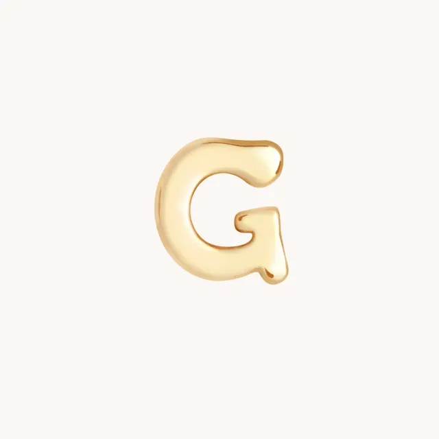 Astrid & Miyu Initial Click Charm G breloque or massif