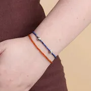 Astrid & Miyu Carnelian July Beaded bracelet or blanc