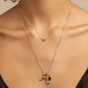 Astrid & Miyu Love Heart collier or cœur