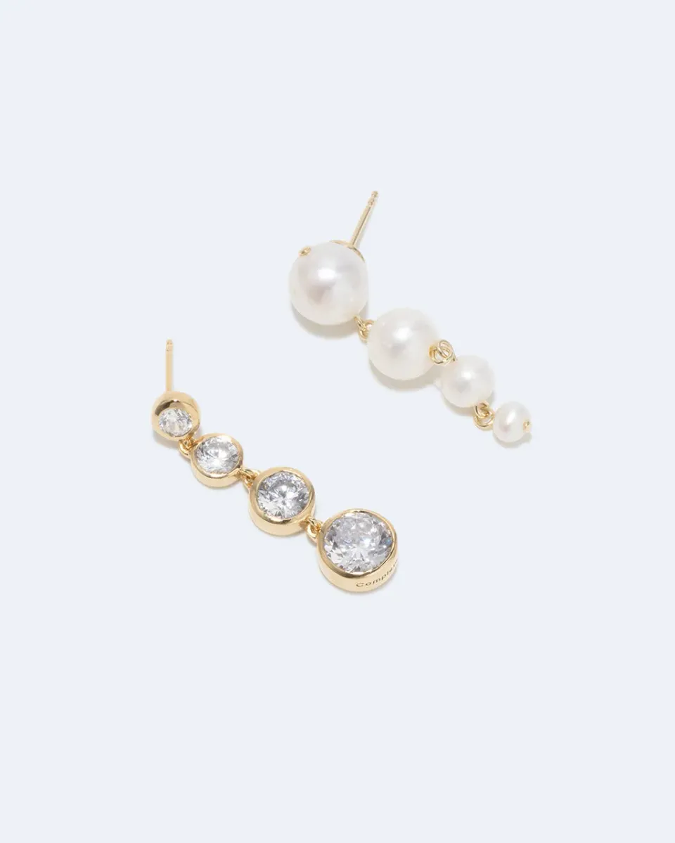 Completedworks The Light of the Past II boucles perle zirconia