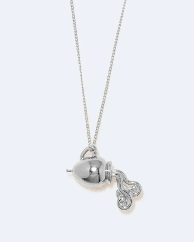 Completedworks Classicworks Aquarius pendentif Verseau platine