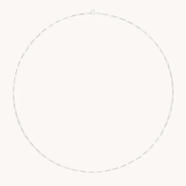 Astrid & Miyu Soho collier or blanc massif chaîne