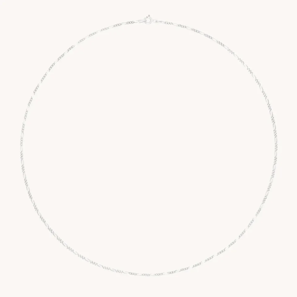 Astrid & Miyu Soho collier or blanc massif chaîne