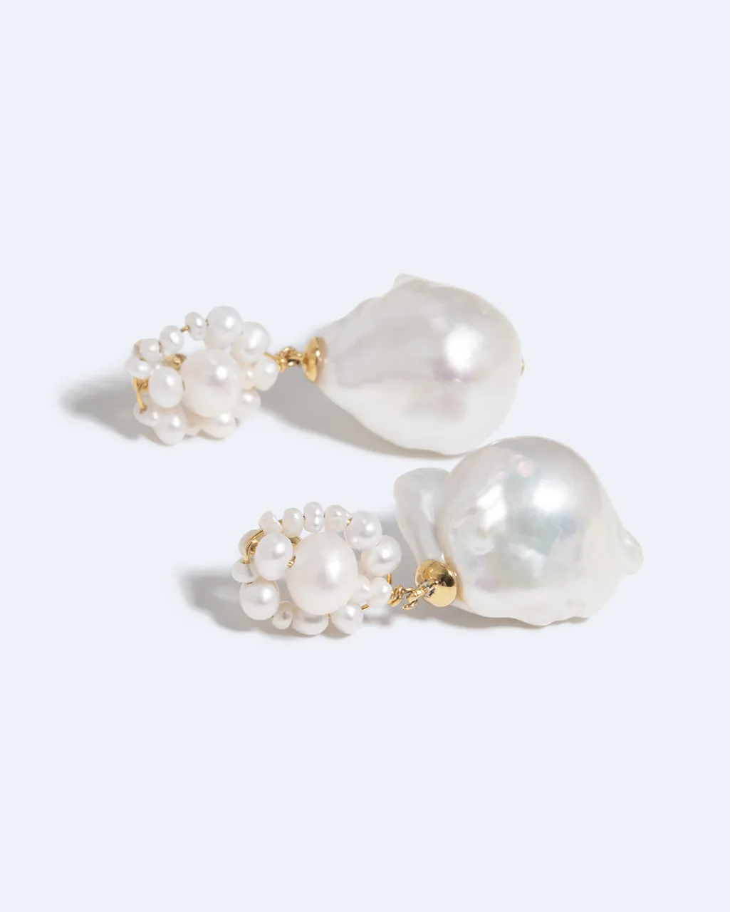 Completedworks Tra-la-la boucles d’oreilles perle vermeil