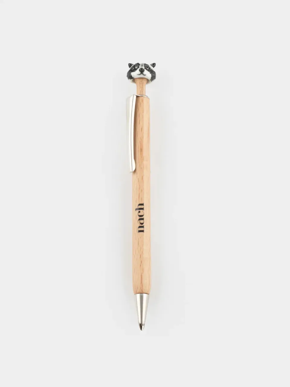 Nach Bijoux Pedro stylo raton laveur bois hêtre bleu