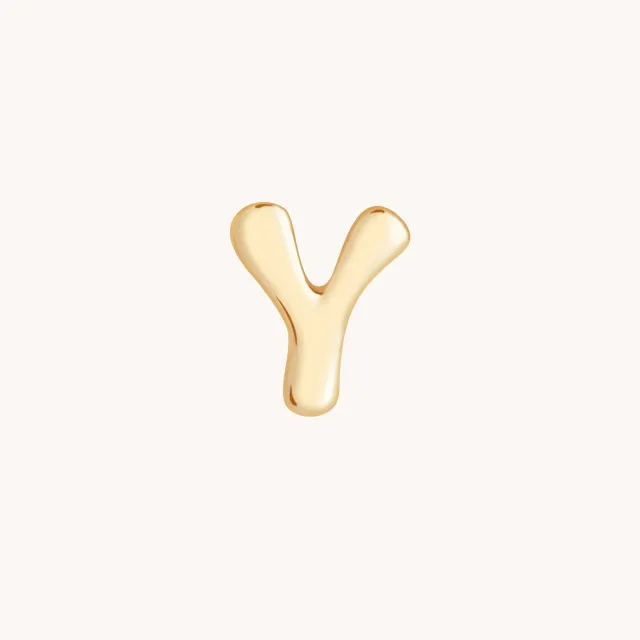 Astrid & Miyu Y Initial Click Charm breloque or massif